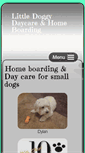 Mobile Screenshot of littledoggydaycare.co.uk